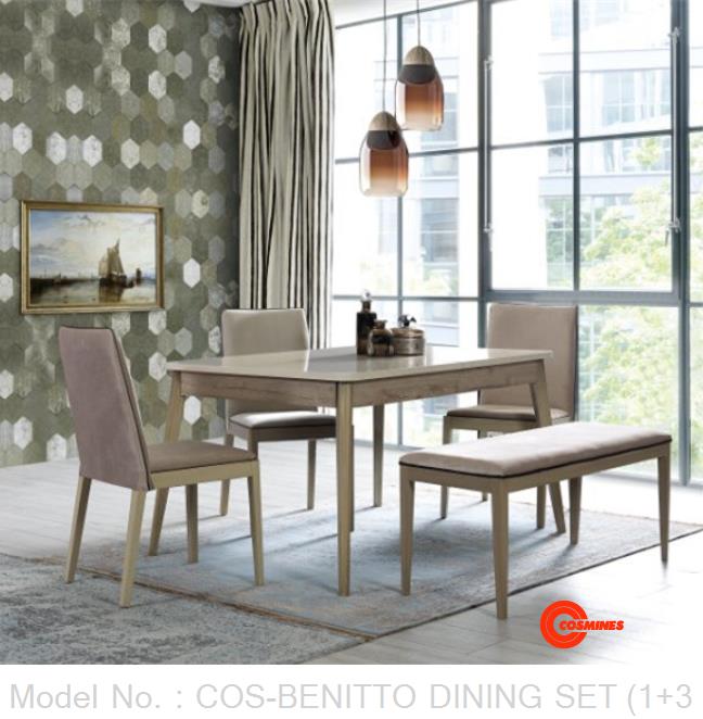 COS-BENITTO DINING SET (1+3+1)